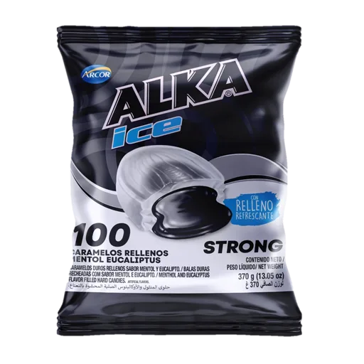 Alka caramelo Relleno mentol