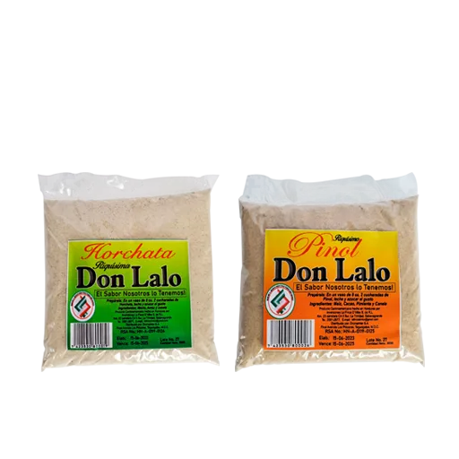 Horchata y Pinol Don Lalo