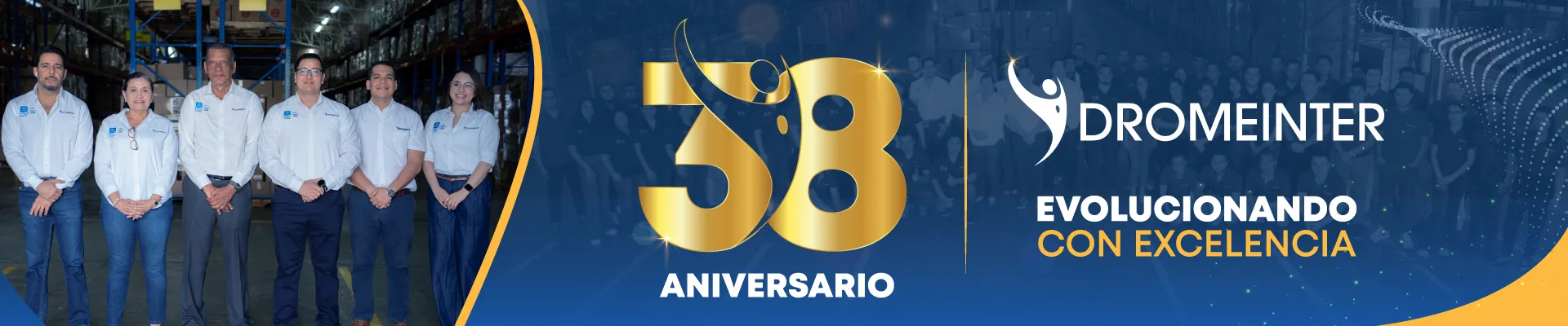 Slide 38 aniversario DROMEINTER